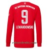 FC Bayern München Lewandowski 9 Hjemme 22-23 - Herre Langermet Fotballdrakt